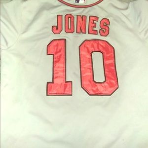 Jones Atlanta braves jersey
